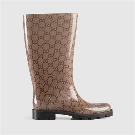 bottes pluie gucci|gucci ankle rain boots.